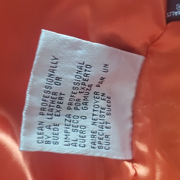 NHL OFFICIAL AUTHENTIC VINTAGE 100% GENUINE LEATHER G'lII FLYERS JACKET - Picture 6 of 13